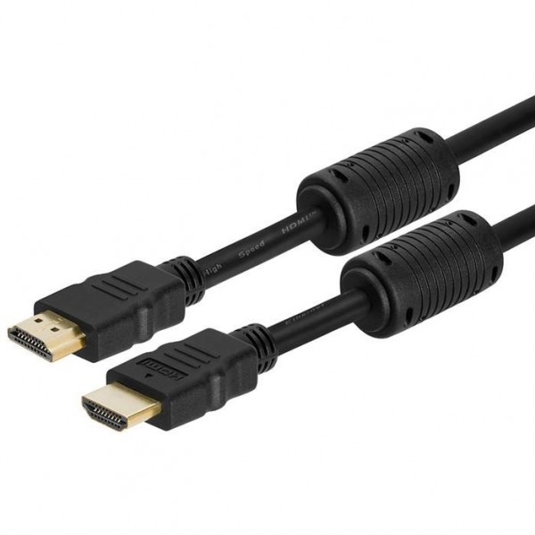 Шнур HDMI-HDMI gold, 1,5м, с фильтрами (PE bag), Proconnect - купить в Тамбове