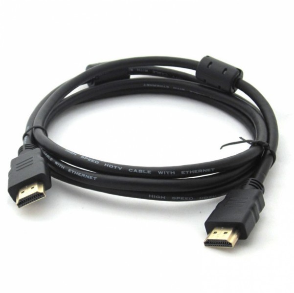 Шнур HDMI-HDMI gold, 1,5м, без фильтров (PE bag), Proconnect - купить в Тамбове