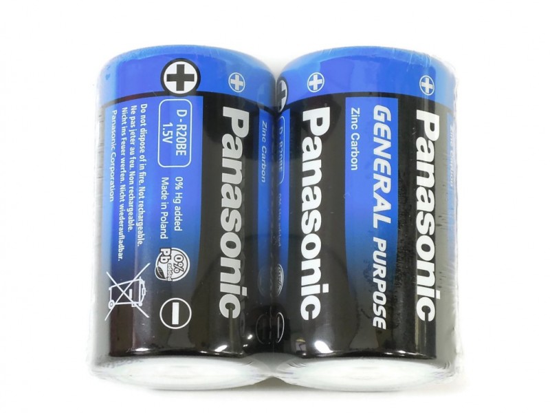 Батарейка R14 Gen.Purpose, Panasonic - купить в Тамбове