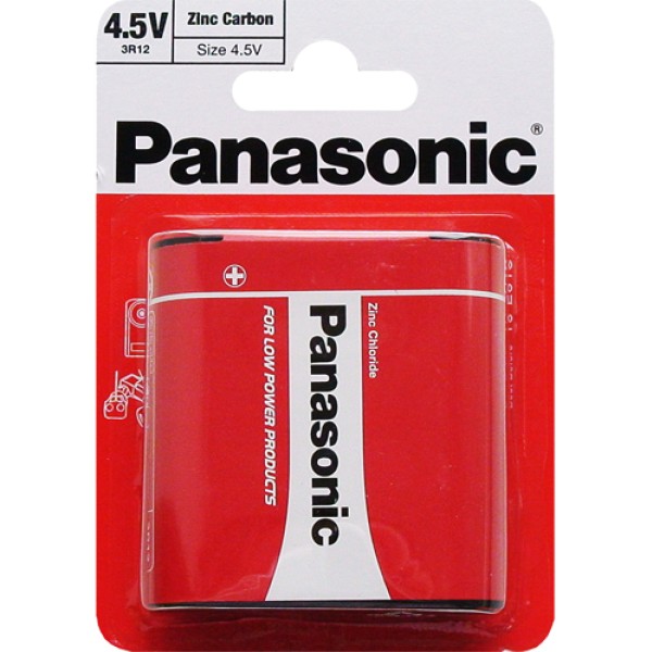 Батарейка крона старого образца 3R12 Zinc Carbon Bl*1, Panasonic - купить в Тамбове