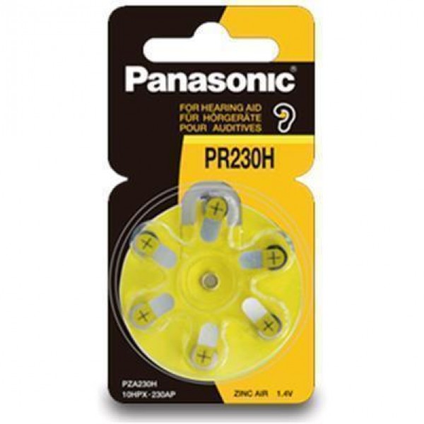 Элемент питания PR-230 H (для слуховых аппаратов), Panasonic - купить в Тамбове