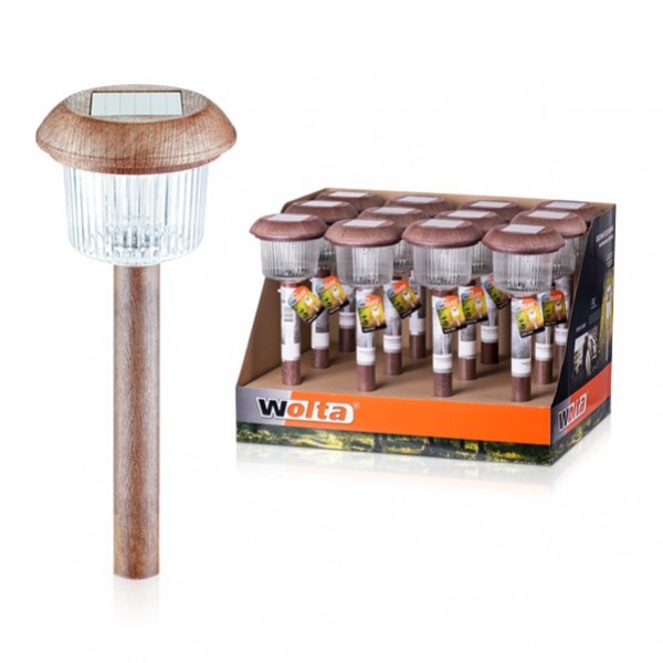 Садовый светильник Druid Dark, 39см, пластик, Solar, WOLTA - купить в Тамбове