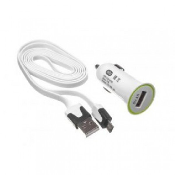 Блок питания автомобильный OLTO CCH-2103 (5V1A) USB, кабель microUSB - купить в Тамбове