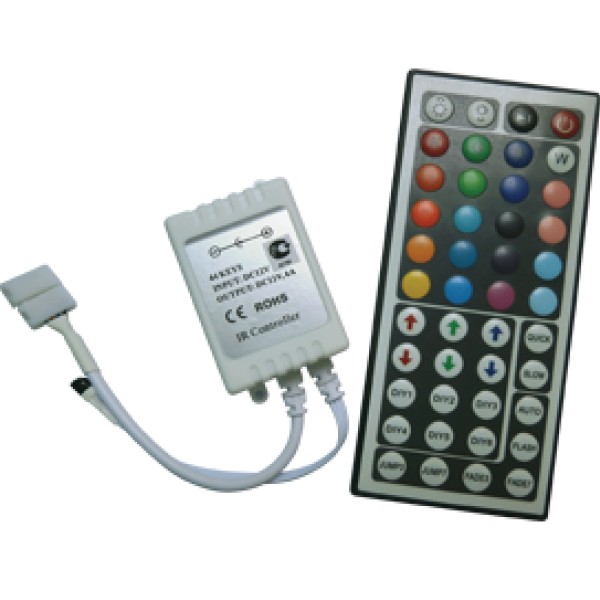 Контроллер LED RGB 12V 288W IP20 с белым ИК пультом, General - купить в Тамбове
