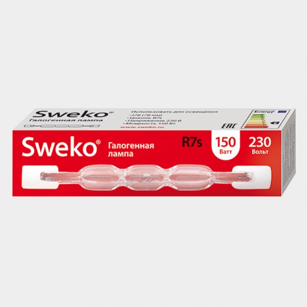 Галогенная лампа J78 150Вт 230V, Sweko  - купить в Тамбове