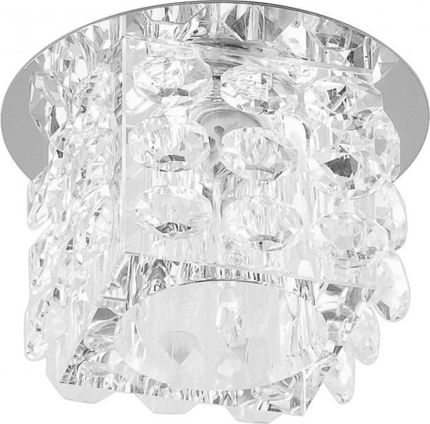 Светильник JD58, JCD9, 35W с прозрачным стеклом, хром, Feron - купить в Тамбове