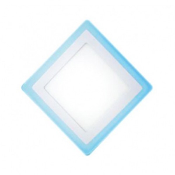 Свет-к с/д встраиваемый (квадрат) LE LED 2BCLS 16W 3/6K (20) подсветка по краю (голуб. свеч.), LEEK - купить в Тамбове