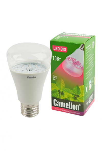 Лампа LED для растений Е27 10W BIO, Camelion - купить в Тамбове