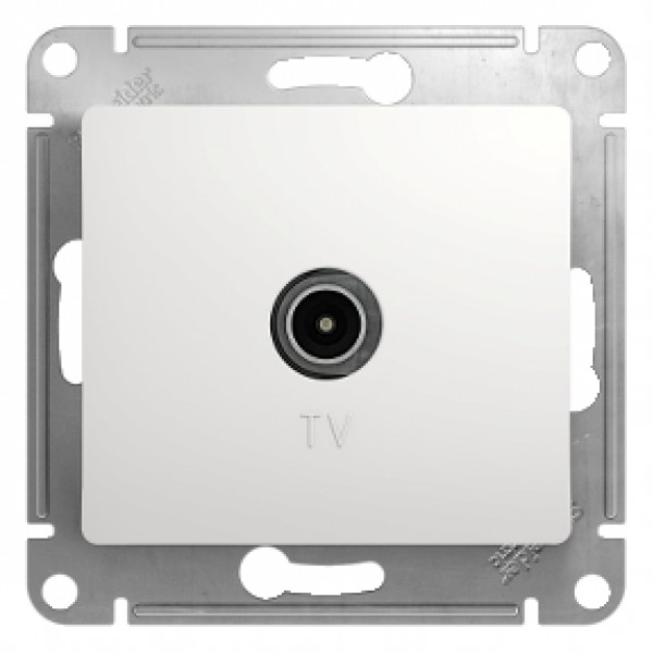 Glossa С/У белая розетка TV 1DB оконечная без рамки, Schneider Electric - купить в Тамбове