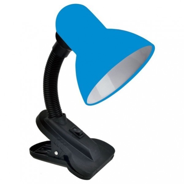 Светильник настольный LE TL-108 BLUE (Голубой, E27, прищепка), LEEK - купить в Тамбове