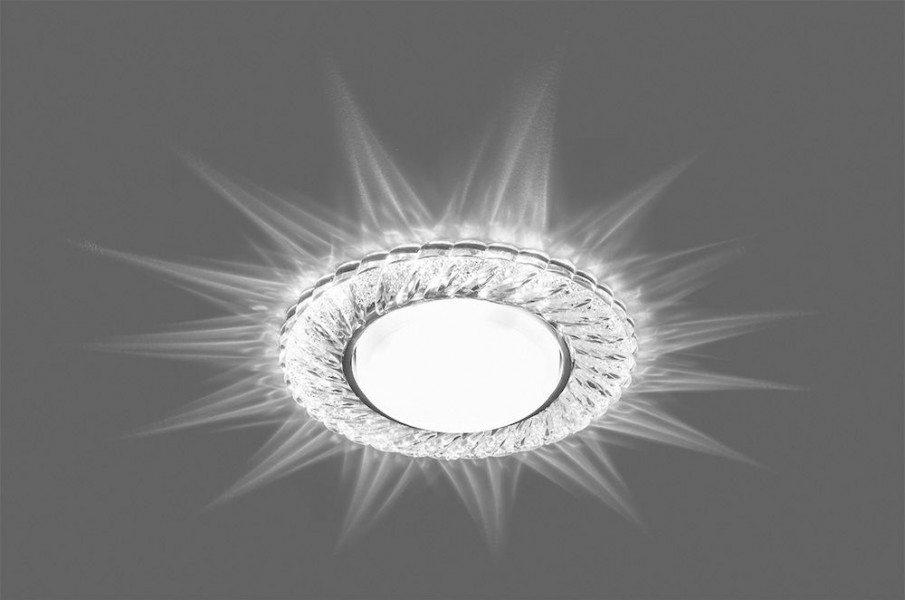 Светильник CD4021, GX53, 220V с белой LED подсветкой, Feron - купить в Тамбове