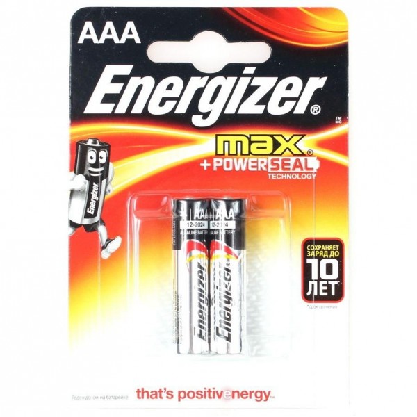 Элемент питания алкалин AAA LR3 BP4, Energizer  - купить в Тамбове