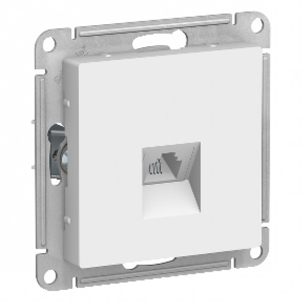 Механизм розетки компьютерной RJ45 бел., AtlasDesign, Schneider - купить в Тамбове