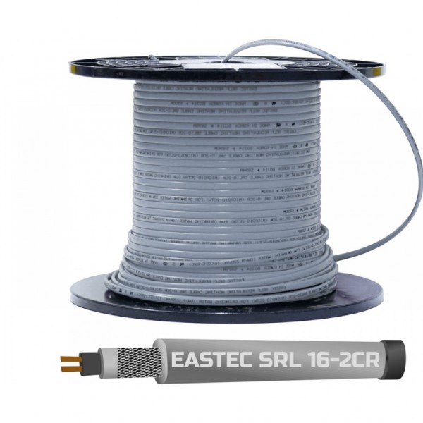 Экранированный SRL 16-2 CR, M=16W (200м/рул.), греющий кабель, EASTEC (Ю.Корея) - купить в Тамбове