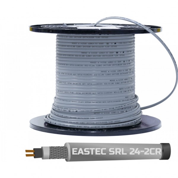 Экранированный SRL 24-2 CR, M=24W (200м/рул.), греющий кабель, EASTEC (Ю.Корея) - купить в Тамбове