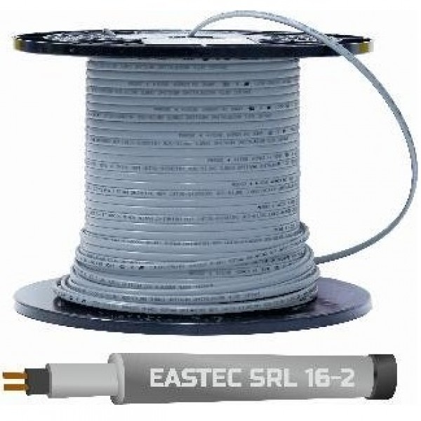 Не экранированный SRL 16-2 CR, M=16W (300м/рул.), греющий кабель без оплетки, EASTEC (Ю.Корея) - купить в Тамбове