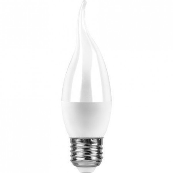 Лампа светодиодная свеча на ветру LB-97 (7W) 230V E27 4000K, Feron - купить в Тамбове