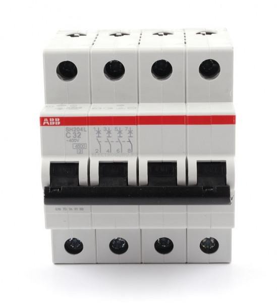 Автоматический выключатель SH204L 4P 40A (C) 4,5кА, ABB - купить в Тамбове