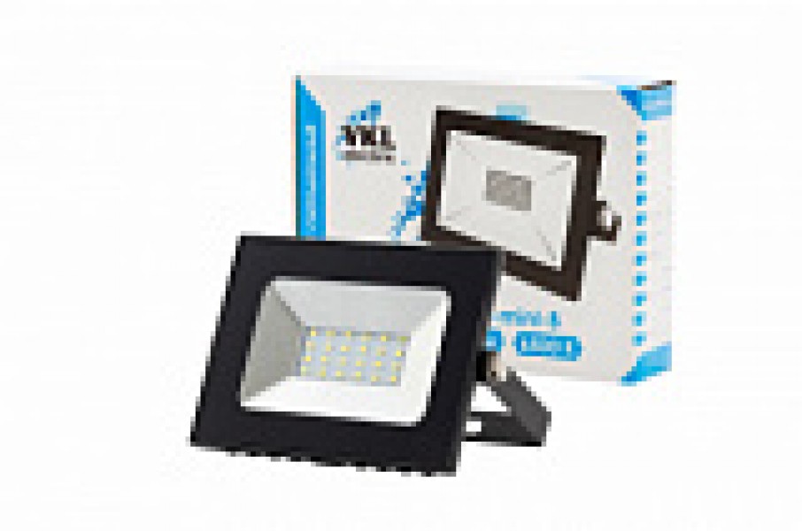 Прожектор LED 20W VLF7-20-6500-mini- B 6500К 1800Лм 220V IP65 черный VKL electric (1/10) - купить в Тамбове