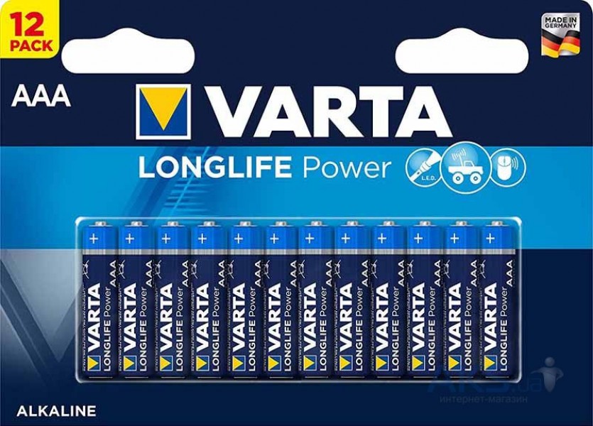 Батарейка алкалин БЕЗ НДС LR03 (10шт. блистер), VARTA ENERGY - купить в Тамбове