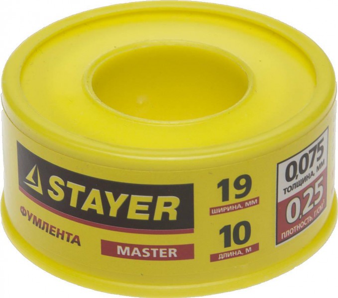 Фумлента STAYER "MASTER" плотность 0,25г/см3, 0,075мм*19мм*10м - купить в Тамбове