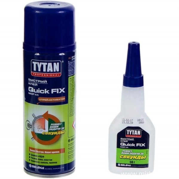 Клей двухкомпонентный Quick Fix Титан 200/50 мл белый - купить в Тамбове