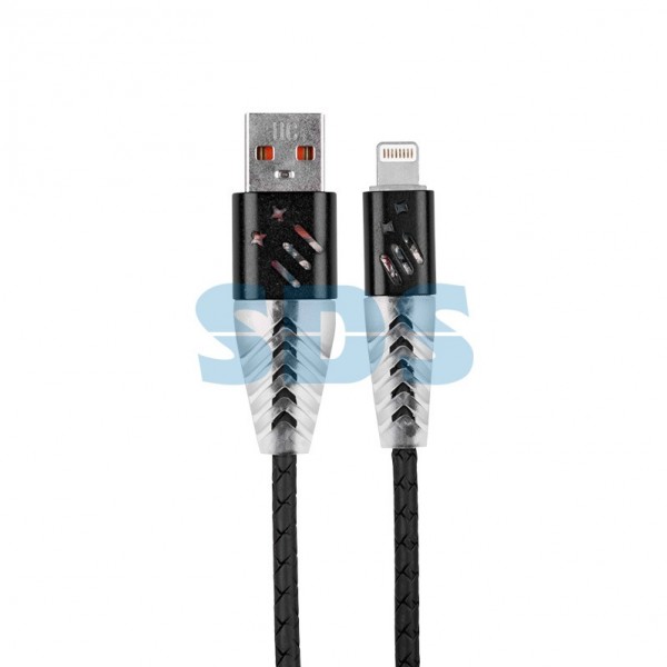 USB кабель для iPhone 5/6/7/8/X моделей,шнур SOFT TOUCH черный, REXANT - купить в Тамбове
