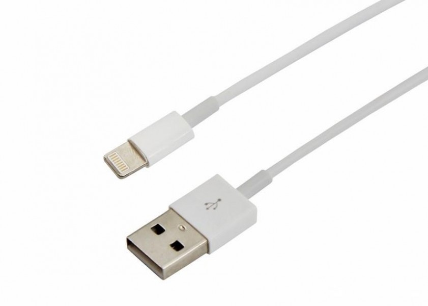 USB кабель для iPhone 5/6/7/8/X моделей, original copy 1:1 белый , REXANT - купить в Тамбове
