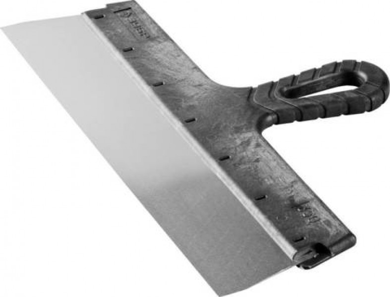 Шпатель ЗУБР "МАСТЕР" ФАСАДНЫЙ, нержавеющее полотно, 200мм,зуб 8х8мм - купить в Тамбове