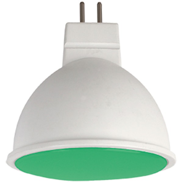 Лампа LED GU5.3 MR16 7W 220V Зеленый матов., Ecola - купить в Тамбове