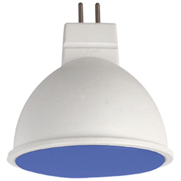 Лампа LED GU5.3 MR16 7W 220V Синий матов., Ecola - купить в Тамбове