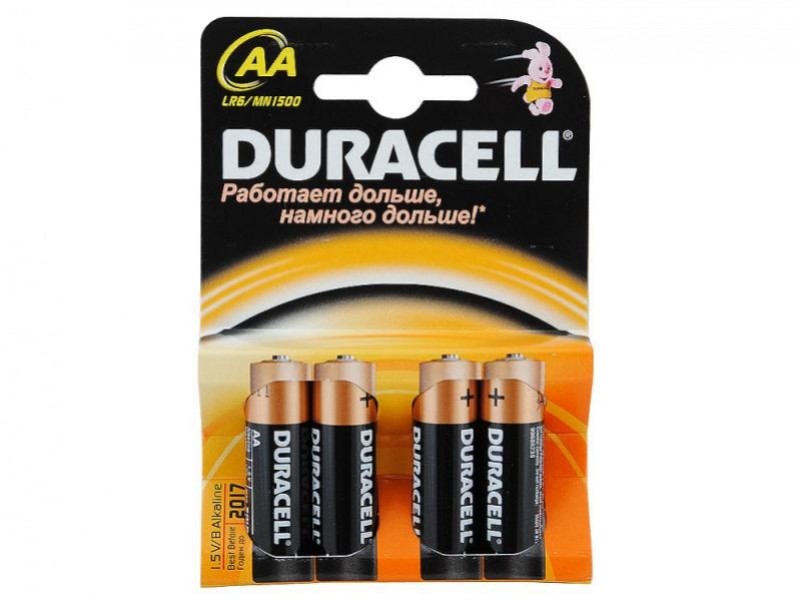 Элемент питания alcaline AA LR6 4BL (4/80) original, DURACELL - купить в Тамбове