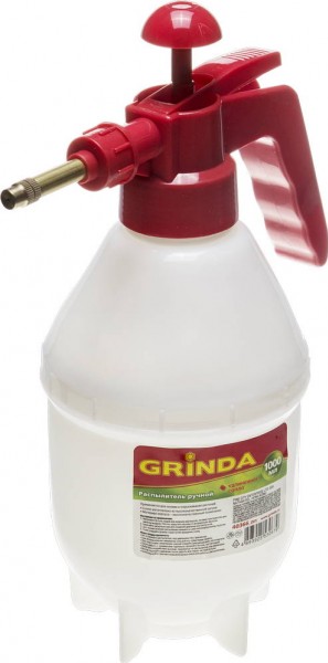 Опрыскиватель GRINDA PS-1E 1 л, с удлинённым соплом, ручной, помповый, колба из полиэтилена - купить в Тамбове