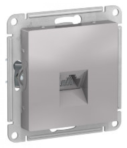 Механизм розетки компьютерной RJ45 алюм., AtlasDesign, Schneider - купить в Тамбове