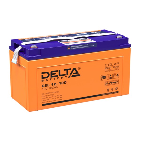 Аккумулятор гелевый DELTA GEL 12-120 - купить в Тамбове