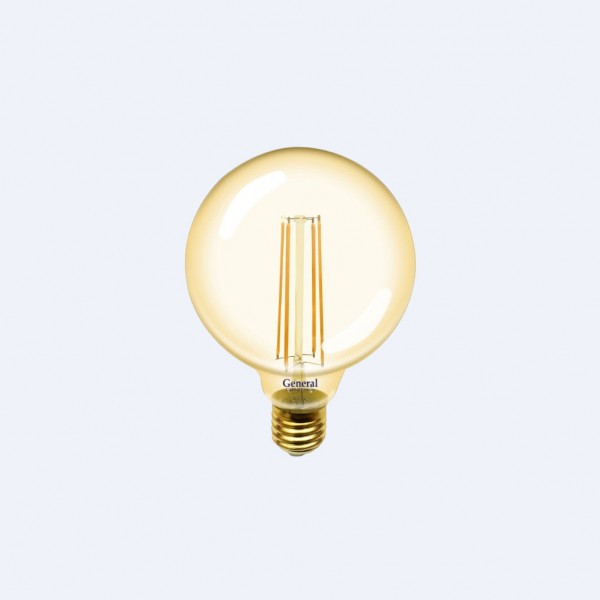 Лампа св/д G95S E27 8Вт. 2700K филамент (нитевидная), General - купить в Тамбове