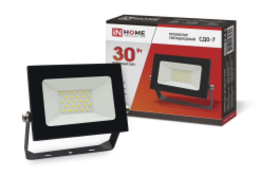Прожектор LED ДДО-8 30Вт 3150Лм 230В 6500К IP65 NEOX, IN HOME - купить в Тамбове