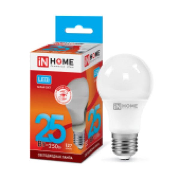 Лампа LED A65-25W-230-4000K-E27, IN HOME - купить в Тамбове