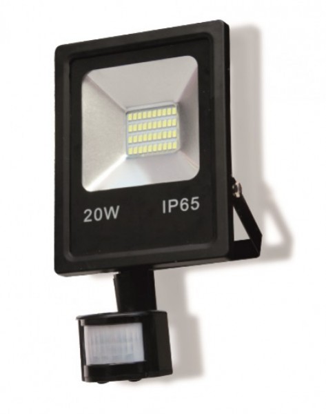 Прожектор с датчиком дв. LED 20W FL5 S 6500K, Econ - купить в Тамбове
