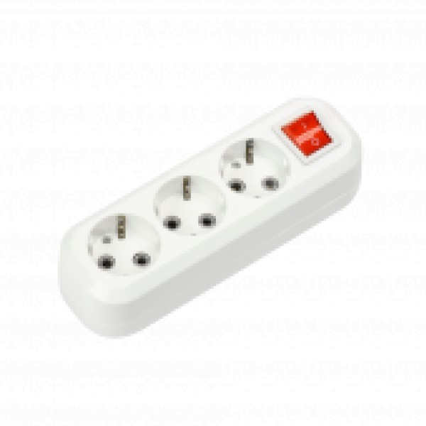 Колодка 3гн c/з с выключателем УЗВ-3-GRAND 5230, IN HOME - купить в Тамбове