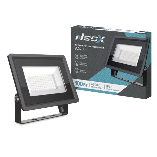 Прожектор LED ДДО-8 100Вт 230В 6500К IP65 NEOX, IN HOME - купить в Тамбове