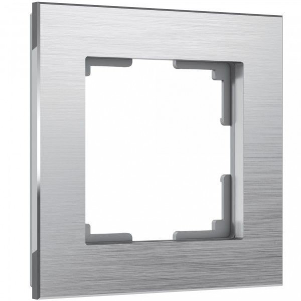 Рамка 1-м Aluminium (алюминий, металл), Werkel - купить в Тамбове