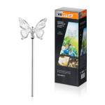 Садовый светильник Butterfly, 72см, нержавеющая сталь,пластик, Solar, WOLTA