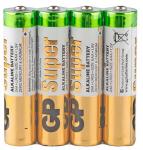 Батарейка alcaline AAA LR03 New shrink 4шт., GP