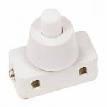 Выключатель-кнопка 250V 2А (2с) ON-OFF белый (PBS-17A) (для настольной лампы), инд. упак. REXANT