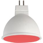 Лампа LED GU5.3 MR16 7W 220V Красный матов., Ecola