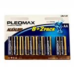 Батарейка АА LR6--8+2BL, Samsung Pleomax