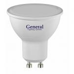 Лампа LED GU 10 7Вт, 230В, 6500К, General