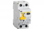 Выключатель автоматический дифференциального тока 2п (1P+N) B 25А 10мА тип A 6кА АВДТ-32 IEK MAD22-5